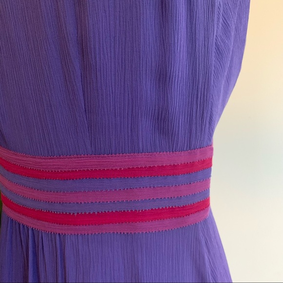 Boden Purple Silk Dress - Picture 10 of 10